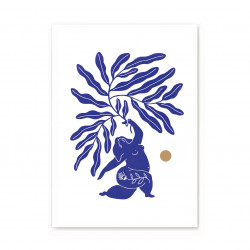 Giclée Print "Plantpower" -blue