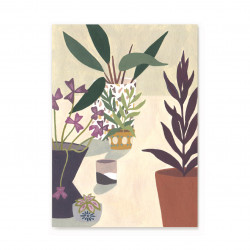 Postkarte "Plants in Pots" 
