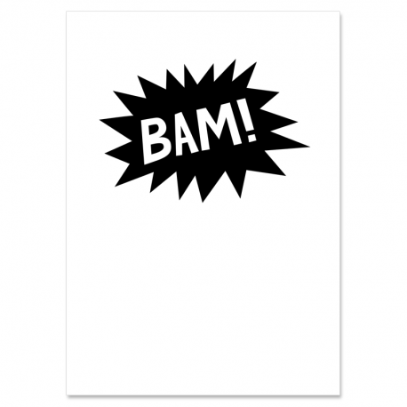 Postkarte "BAM"